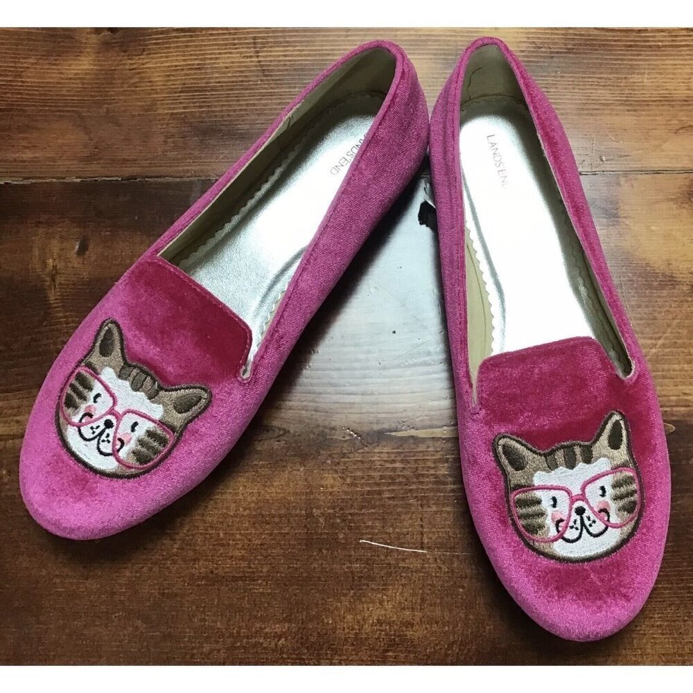 Woman’s Pink Size 7 Lands’ End Slippers - Picture 2 of 6